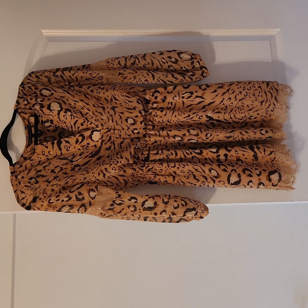 White House Black Market print dress